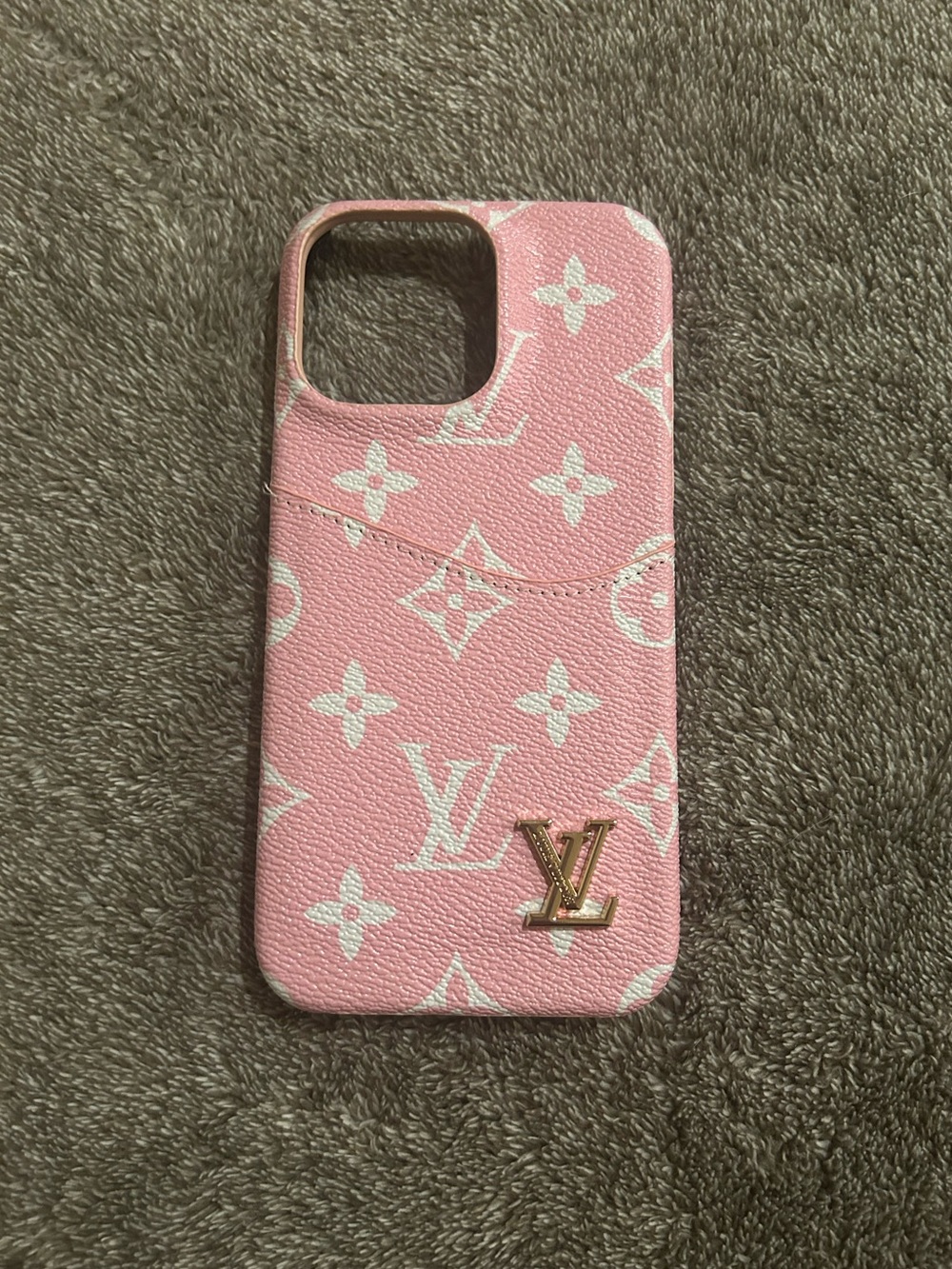 Pink Monogram iPhone Case - Pink